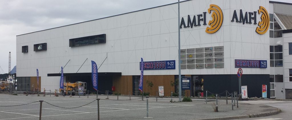 Ny fasade på Amfi Florø