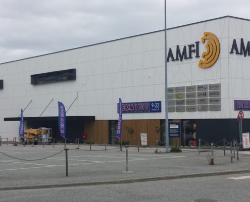 Ny fasade på Amfi Florø